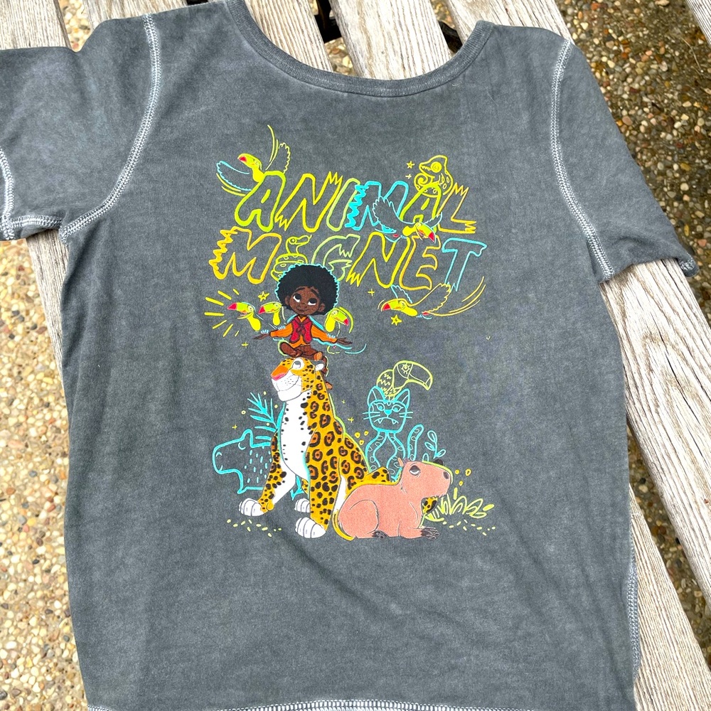 Disney, Animal Planet, Green, Short Sleeve, Shirt, Size S 5/6